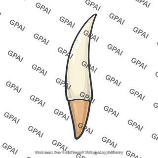 Tooth single pointed