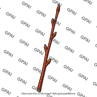Birch terminal twig