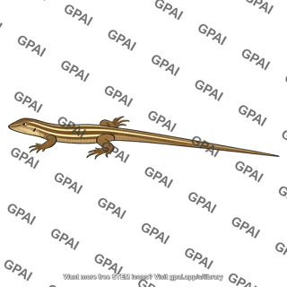 Desert grassland whiptail lizard