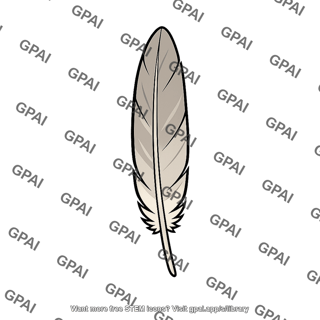 Contour feather