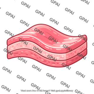 Raw pork belly