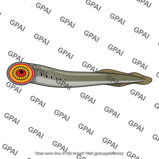 Lamprey attached