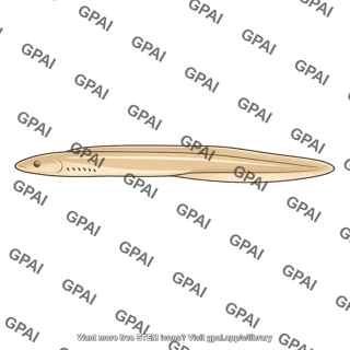 Nonparasitic lamprey larva