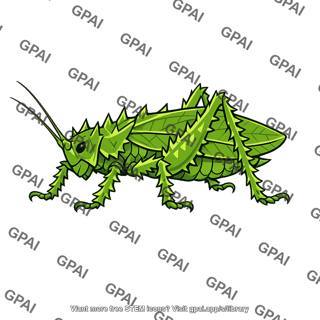 Spiny devil katydid