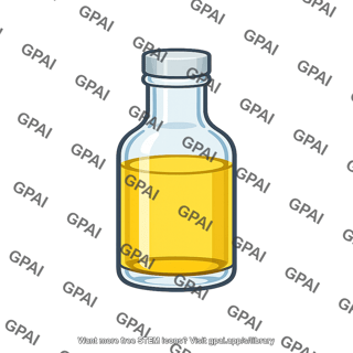 Vegetable oil bottle