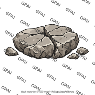 Rock fractured