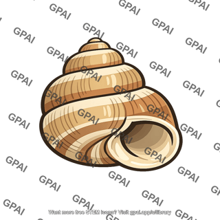 Gastropod spiral shell