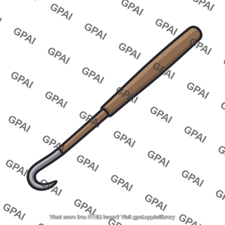 Hooked hand tool