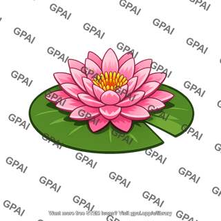 Pink water lily