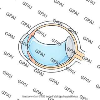 Eye lens cross section