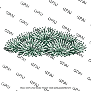 Hawaiian silversword plant shrub form