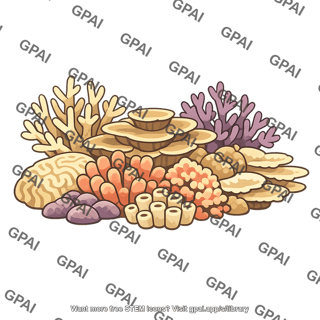 Coral reef cluster