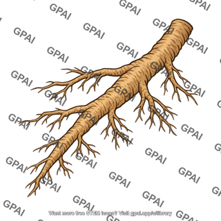 Rough branching root