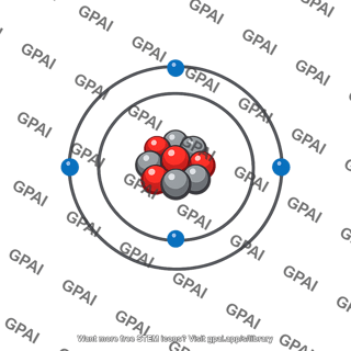 Stylized atom