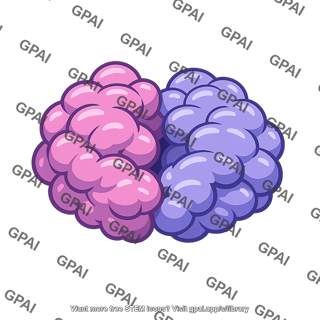 Stylized brain