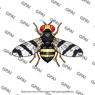 Striped fly