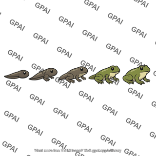 Metamorphosis frog