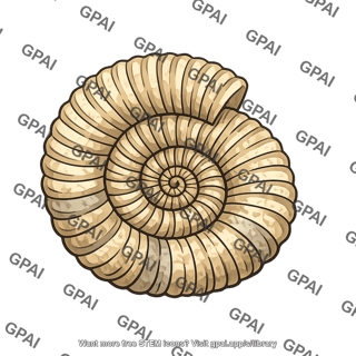 Ammonite shell