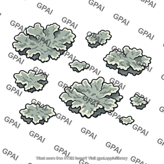 Lichen fragmented