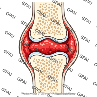Rheumatoid arthritis joint