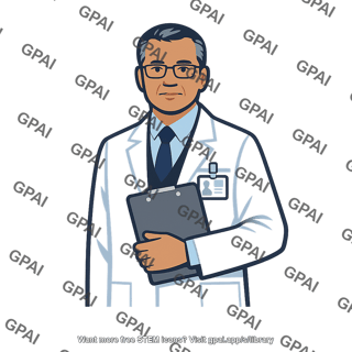 Doctor with clipboard