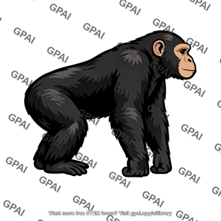 Ape side view