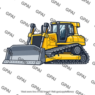 Heavy equipment bulldozer