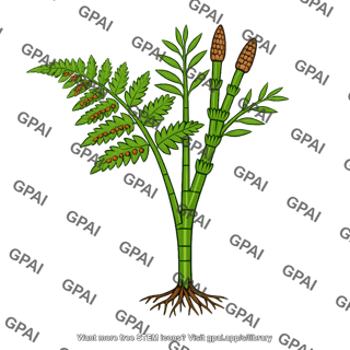 Seedless vascular plant