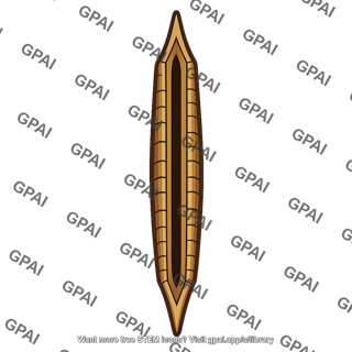 Wooden canoe