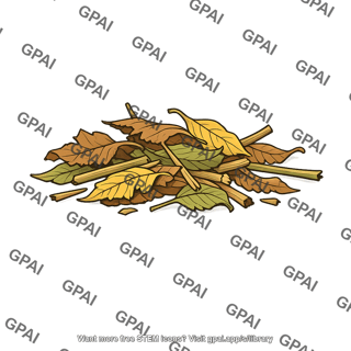 Fallen plant material