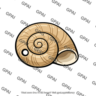 Snail shell drilled