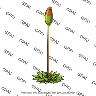 Moss sporophyte