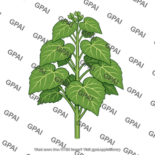 Velvetleaf plant