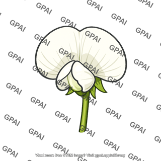 Pea flower white