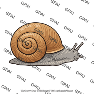 Bradybaena snail dextral shell