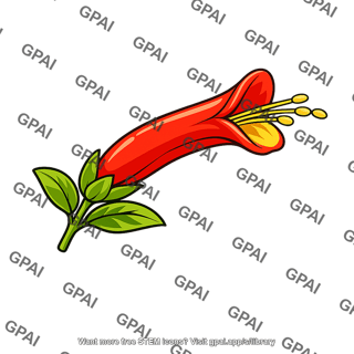 Bird pollinated flower