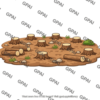 Deforested forest
