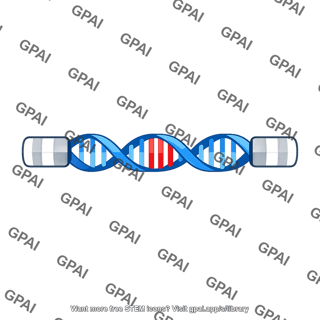 Dna segment highlighted