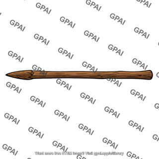 Wooden spear