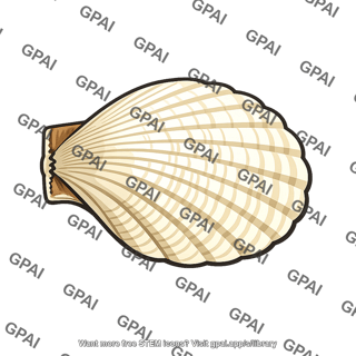 Hinged shell half