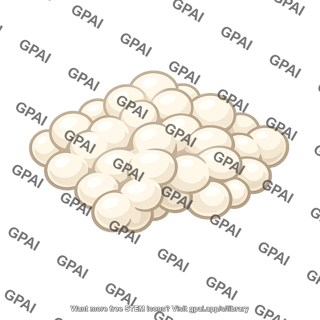 Starch granule mass