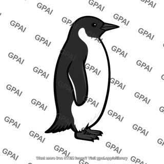 Penguin side view
