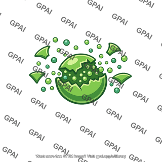 Prochlorococcus cell lysed