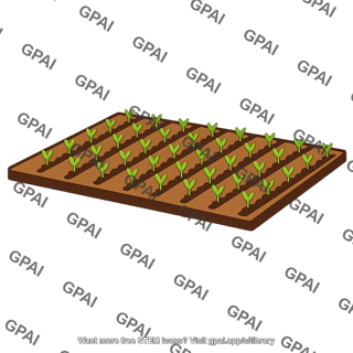 Farmland clipart seedlings