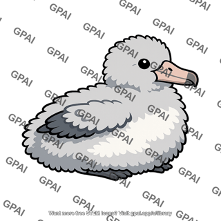 Laysan albatross chick