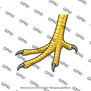 Bird foot nonwebbed