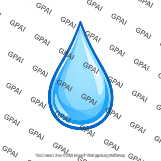 Fresh water droplet