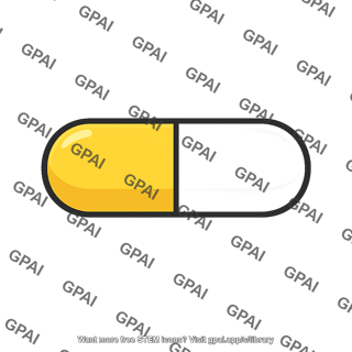 Yellow white capsule