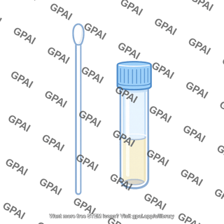 Diagnostic swab and test tube