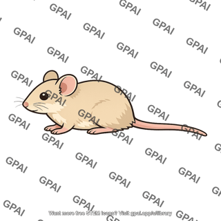 Mouse light colored